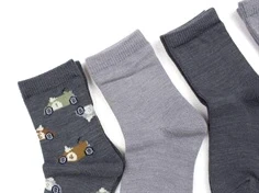 Name It iron gate strømper uld/bomuld (4-pak)